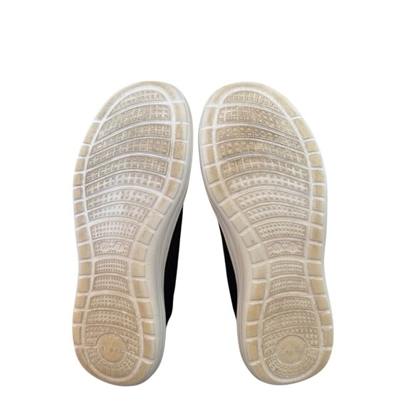 Crocs Womens Size 7 Black Slip-On Comfort Flats - Picture 5 of 8